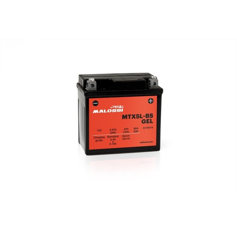 Batteria Malossi MTX5L BS GEL Malossi 4418918 per Aprilia
