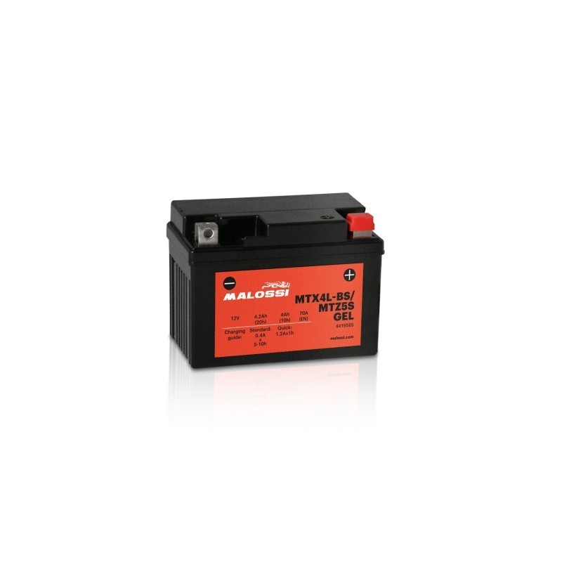 Batteria Malossi MTX4L BS/MTZ5S GEL Malossi 4419585 per Gile