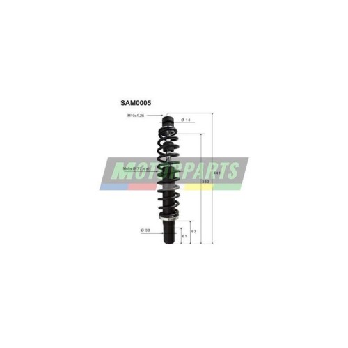 Coppia Ammortizzatori Anteriori Top Performance SAM0005