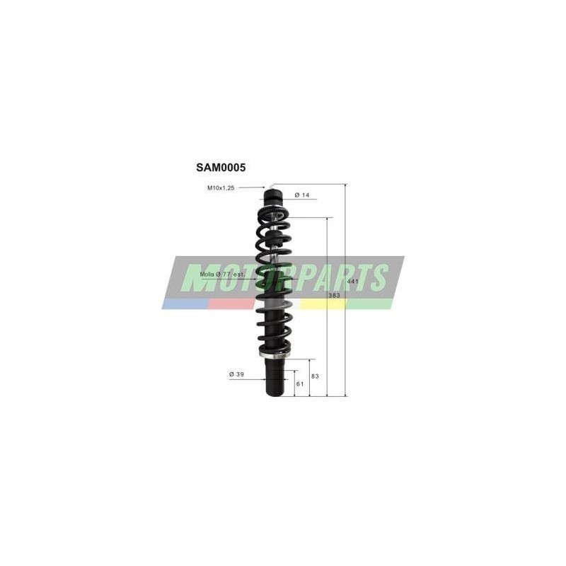Coppia Ammortizzatori Anteriori Top Performance SAM0005