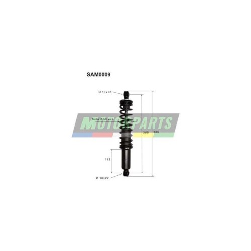 Coppia Ammortizzatori Posteriori Top Performance SAM0009