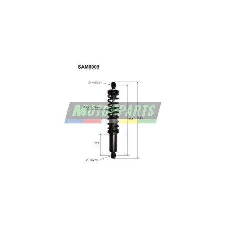 Coppia Ammortizzatori Posteriori Top Performance SAM0009