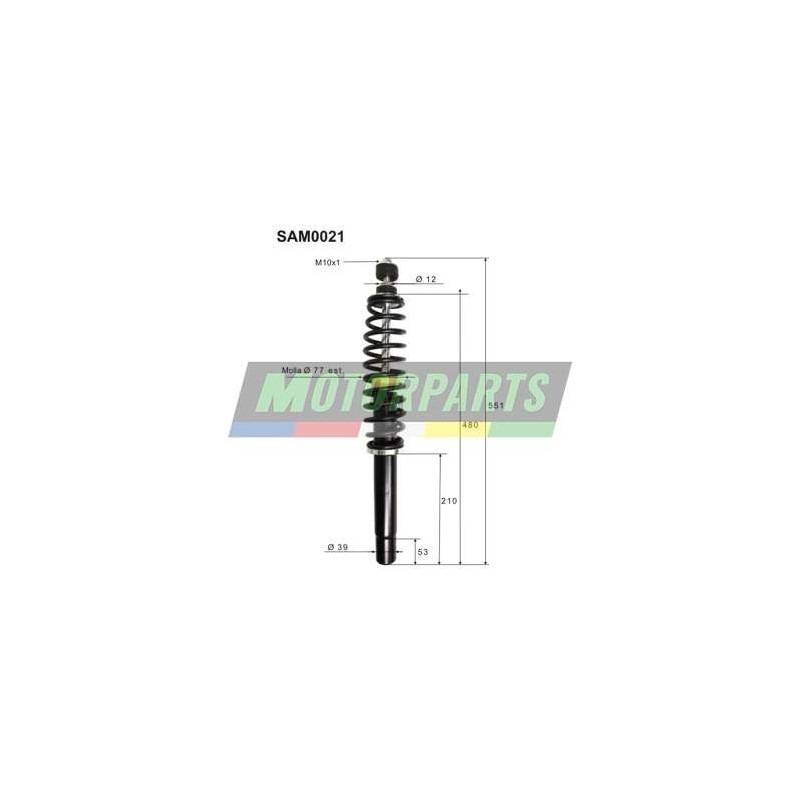 Coppia Ammortizzatori Anteriori Top Performance SAM0021