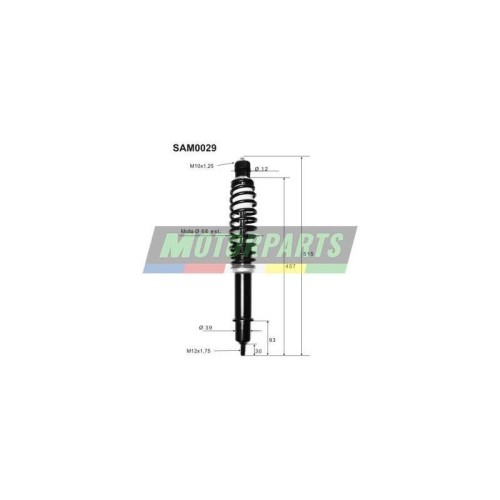 Coppia Ammortizzatori Anteriori Top Performance SAM0029