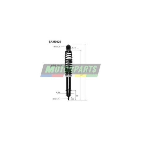 Coppia Ammortizzatori Anteriori Top Performance SAM0029