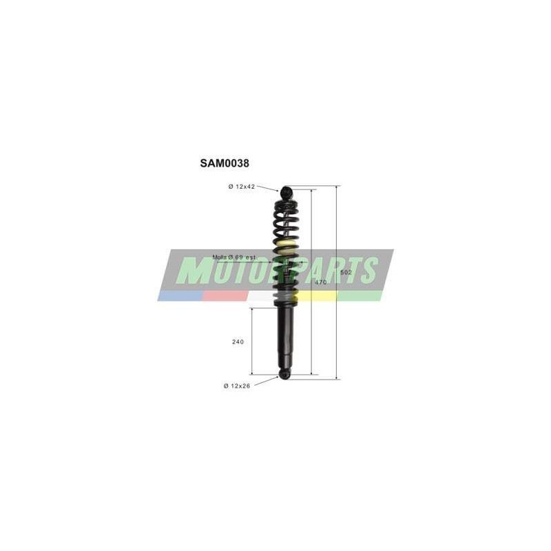 Coppia Ammortizzatori Posteriori Top Performance SAM0038