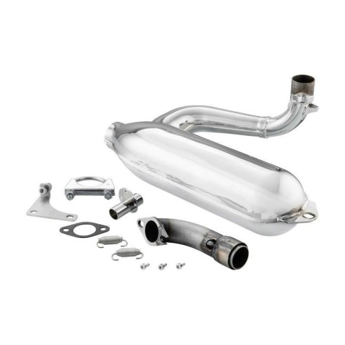 Marmitta Siluro Sport Cromata VMC 003699 per Vespa 50 125