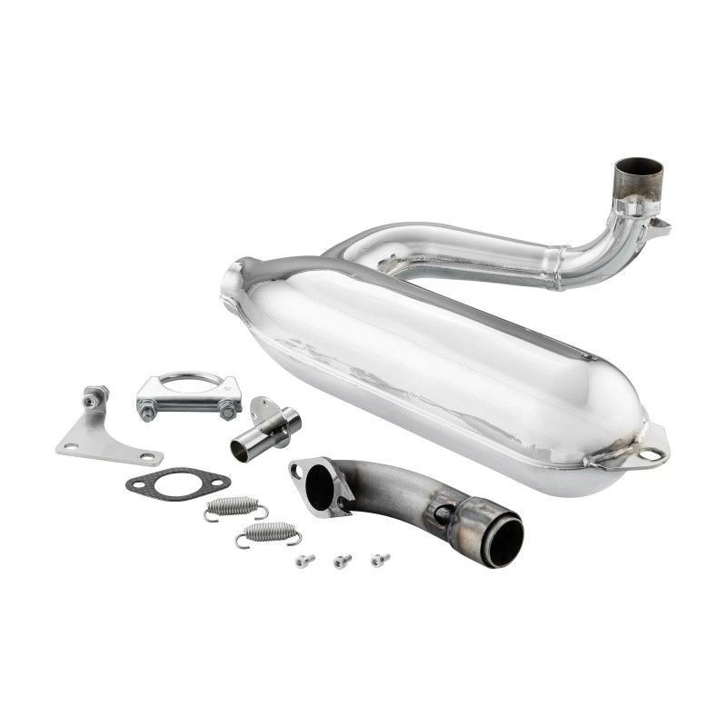 Marmitta Siluro Sport Cromata VMC 003699 per Vespa 50 125
