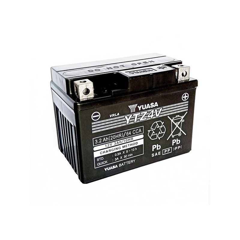 Batteria Yuasa Sigillata con Acido a Corredo 12V 3 2 AH