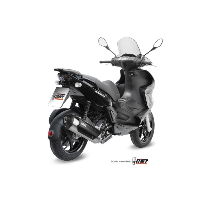 Terminale di Scarico Marmitta Urban Inox Mivv per Aprilia