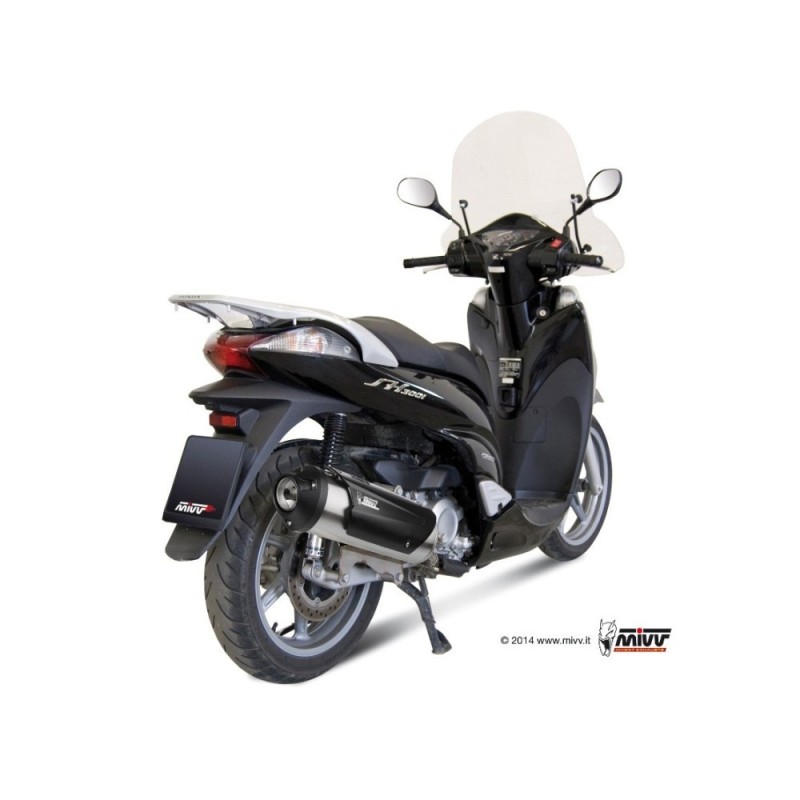 Terminale di Scarico Marmitta Urban Inox Mivv per Honda SH