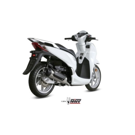 Terminale di Scarico Marmitta Urban Inox Mivv per Honda SH