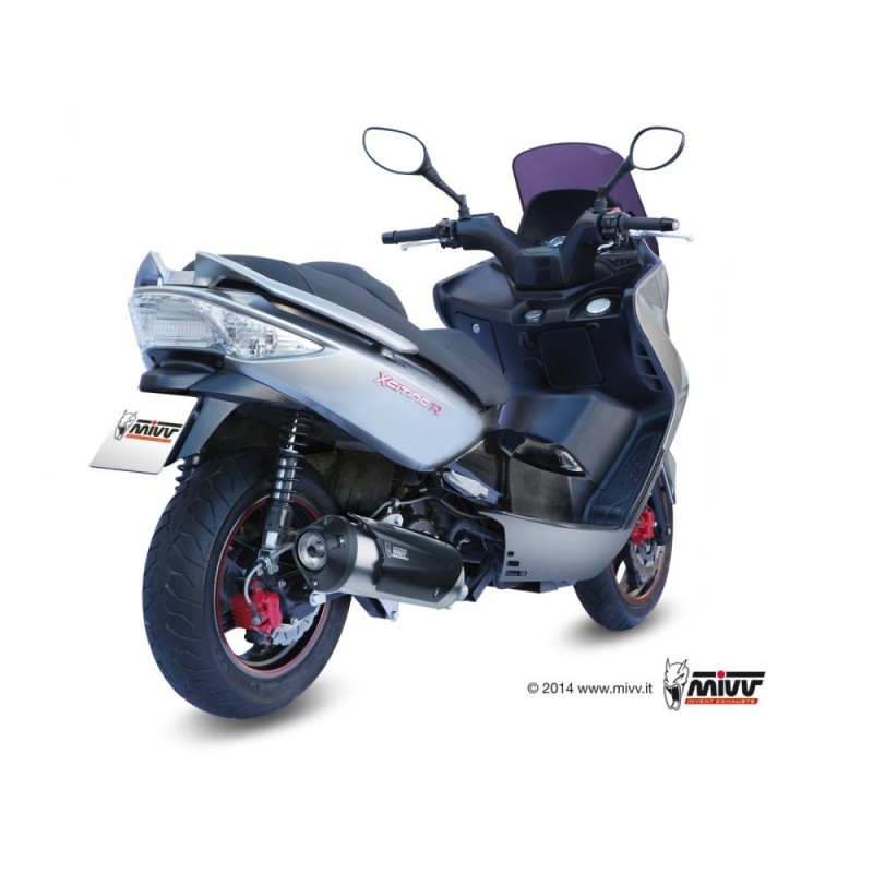 Terminale di Scarico Marmitta Urban Inox Mivv per Kymco