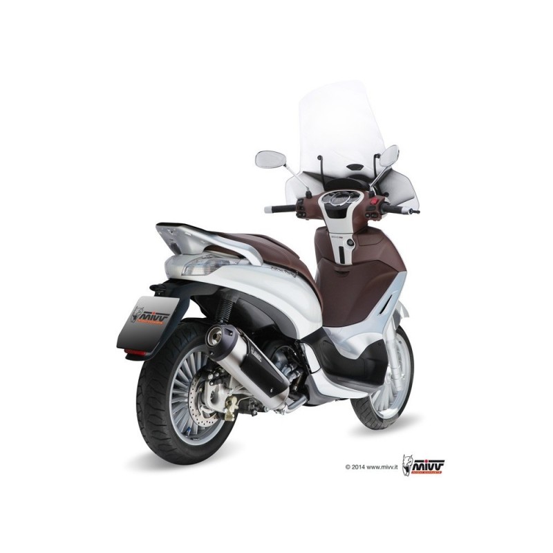 Terminale di Scarico Marmitta Urban Inox Mivv per Piaggio