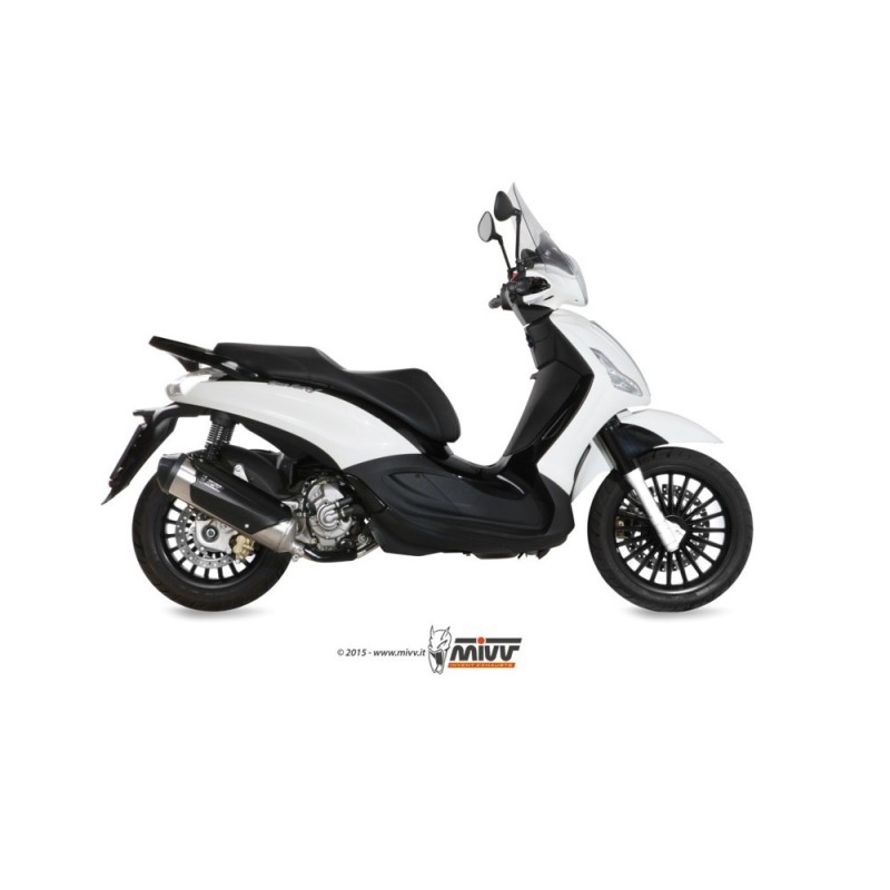 Terminale di Scarico Marmitta Urban Inox Mivv per Piaggio
