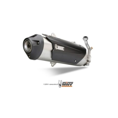 Terminale di Scarico Marmitta Urban Inox Mivv per Piaggio