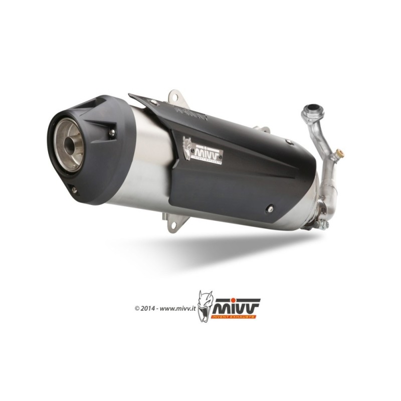 Terminale di Scarico Marmitta Urban Inox Mivv per Piaggio
