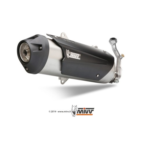Terminale di Scarico Marmitta Urban Inox Mivv per Piaggio