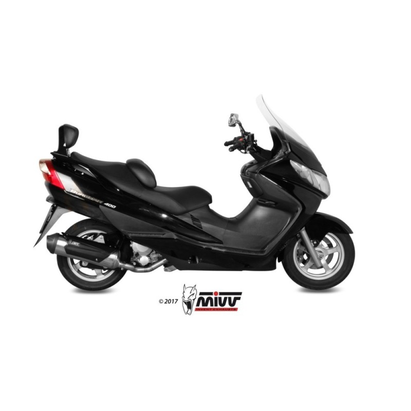 Terminale di Scarico Marmitta Urban Inox Mivv per Suzuki