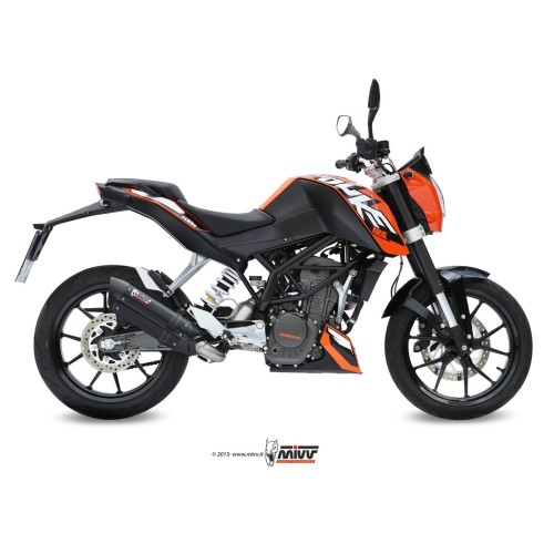 Terminale di Scarico Marmitta Suono Nero Mivv KT.009.L9