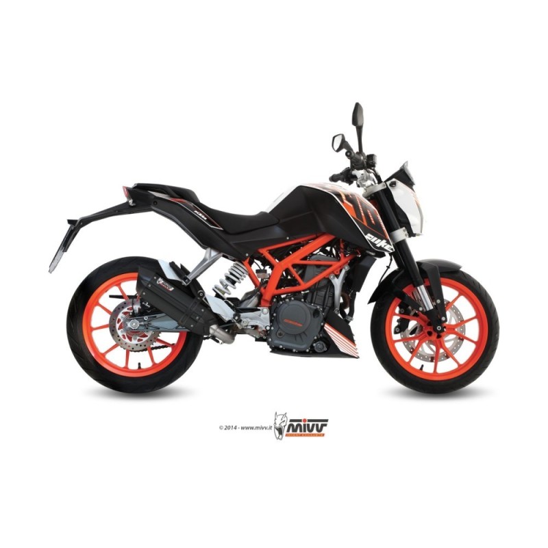 Terminale di Scarico Marmitta Suono Nero Mivv KT.012.L9