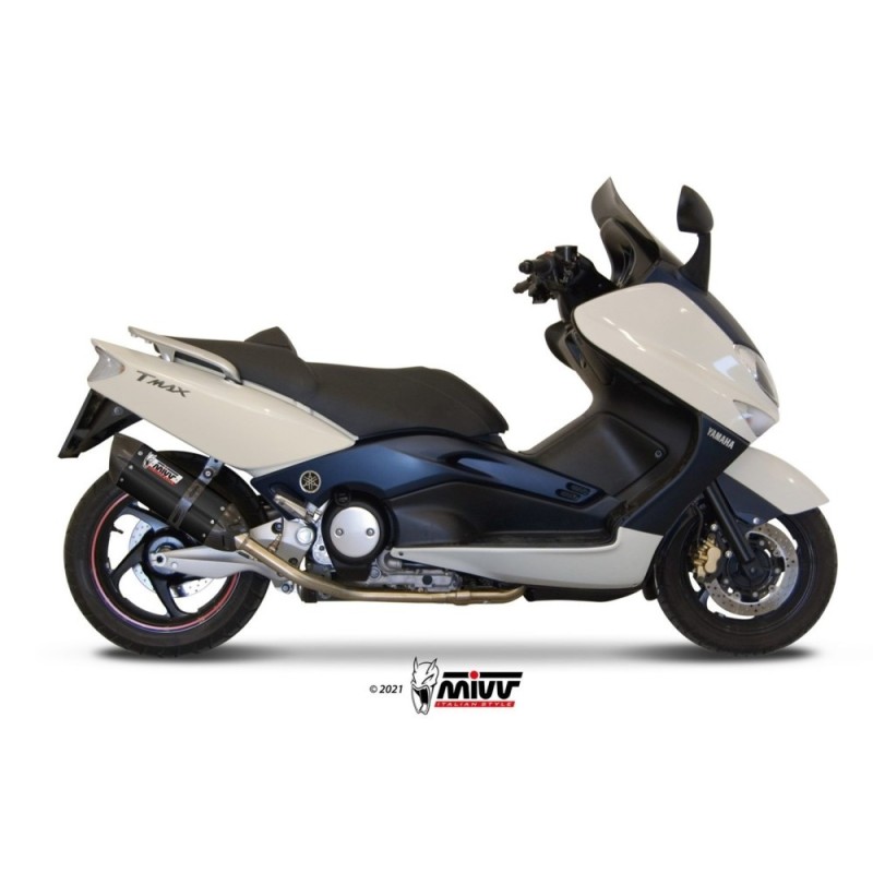 Terminale di Scarico Marmitta Suono Nero Mivv Y.018.L9 per Y