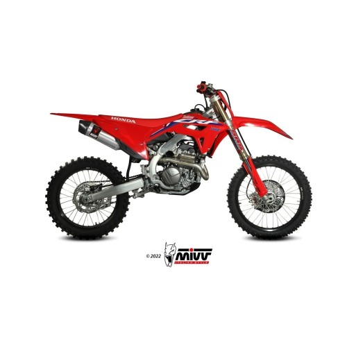 Terminale di Scarico Marmitta STR1 Inox Mivv per Honda CRF