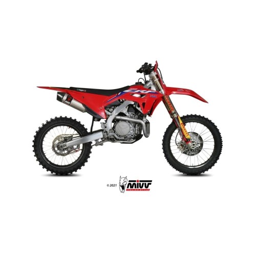 Terminale di Scarico Marmitta STR1 Inox Mivv per Honda CRF