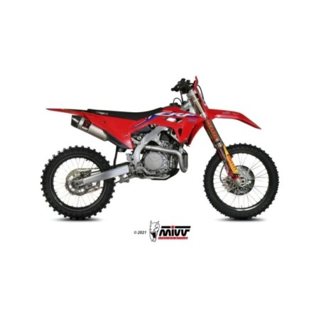 Terminale di Scarico Marmitta STR1 Inox Mivv per Honda CRF
