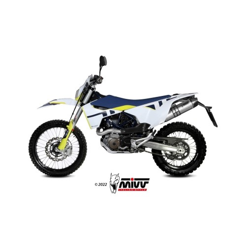 Terminale di Scarico Marmitta STR1 Inox Mivv per Husqvarna