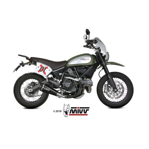 Terminale di Scarico MIVV D.035.LDRB per Ducati Scrambler