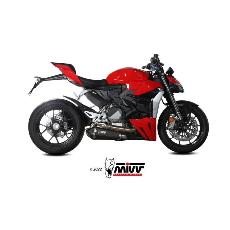 Terminale di Scarico MIVV D.046.LDRB per Ducati