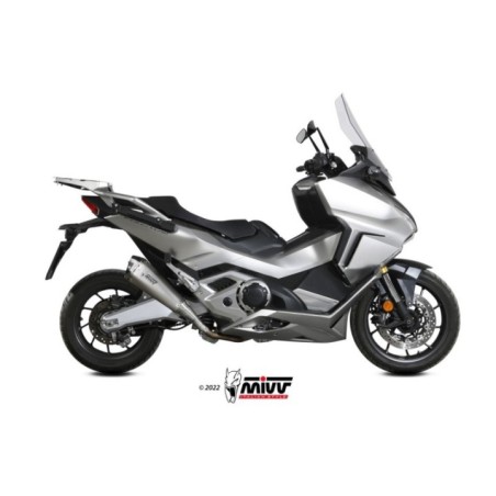 Terminale di Scarico MIVV H.080.LDRX per Honda Forza 750