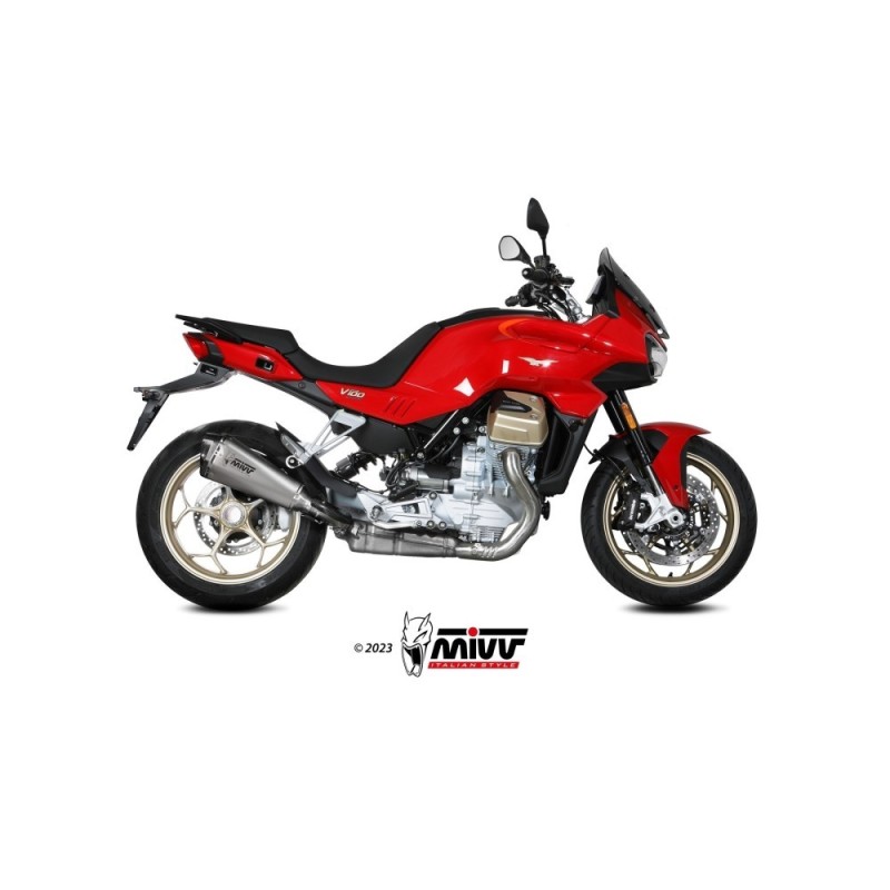 Terminale di Scarico MIVV M.015.LDRX per Moto Guzzi V100