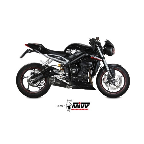 Terminale di Scarico MIVV T.019.LDRB per Triumph Street