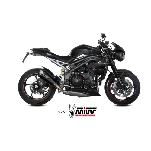 Terminale di Scarico MIVV T.021.LDRC per Triumph Speed