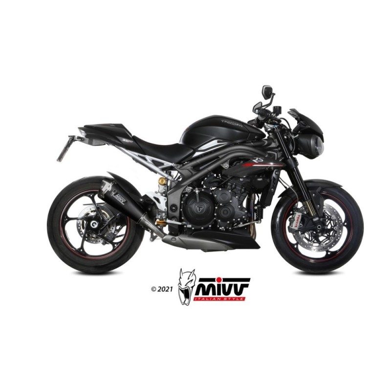 Terminale di Scarico MIVV T.021.LDRC per Triumph Speed