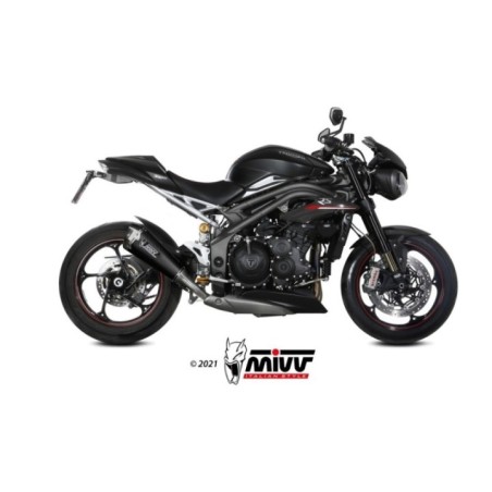 Terminale di Scarico MIVV T.021.LDRC per Triumph Speed