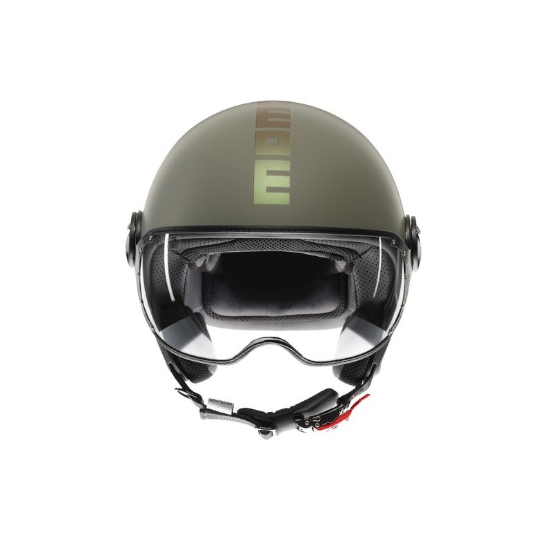 Casco MOMO Design FGTR CLASSIC Flip Verde opaco / bronzo E2206