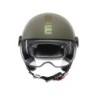 Casco MOMO Design FGTR CLASSIC Flip Verde opaco / bronzo E2206