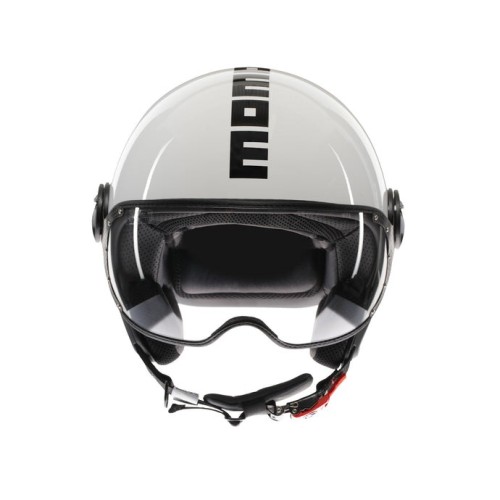 Casco MOMO Design FGTR CLASSIC Mono Bianco lucido / nero E2206