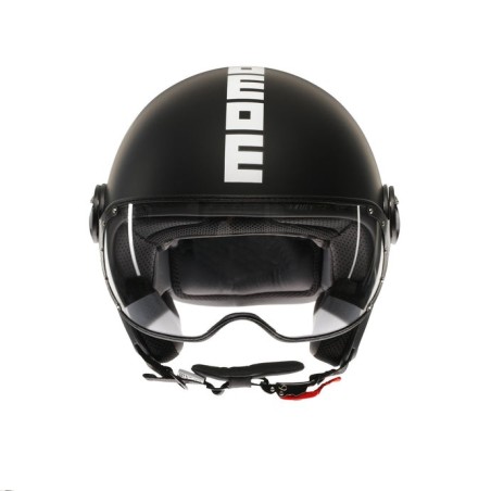 Casco MOMO Design FGTR CLASSIC Mono Nero opaco / bianco E2206
