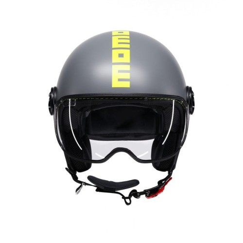 Casco MOMO Design FGTR CLASSIC Fluo Grigio opaco / giallo fluo E2206