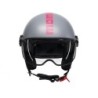 Casco MOMO Design FGTR CLASSIC Fluo Grigio opaco / fucsia E2206