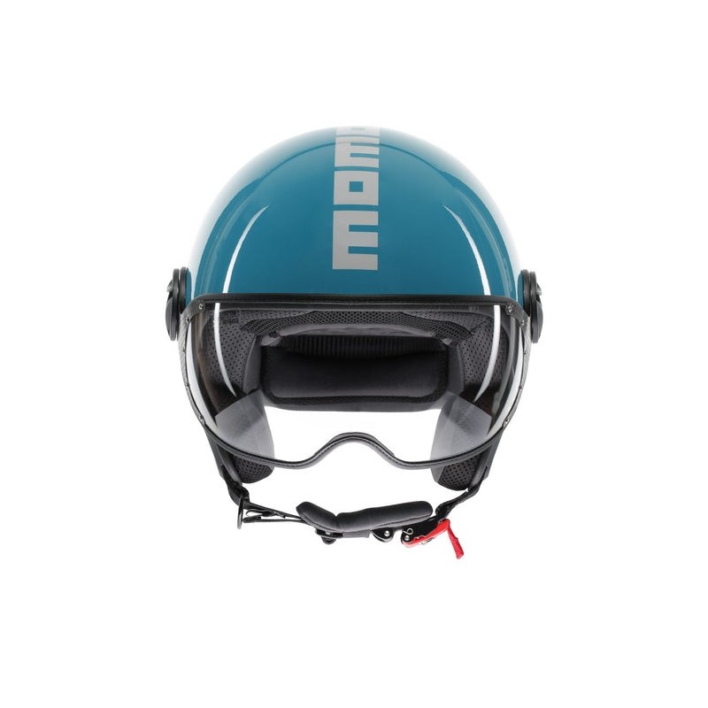 Casco MOMO Design FGTR CLASSIC Candy Blu lago / bianco E2206