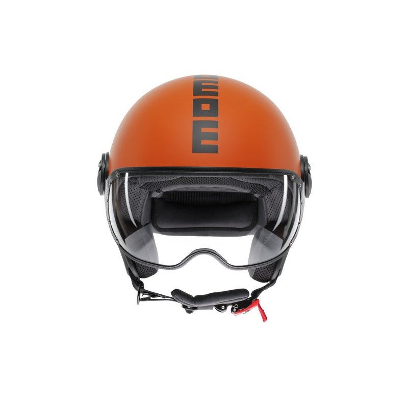 Casco MOMO Design FGTR CLASSIC Mono Arancione opaco / nero E2206