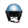 Casco MOMO Design FGTR EVO Mono Blu primavera opaco / silver E2206