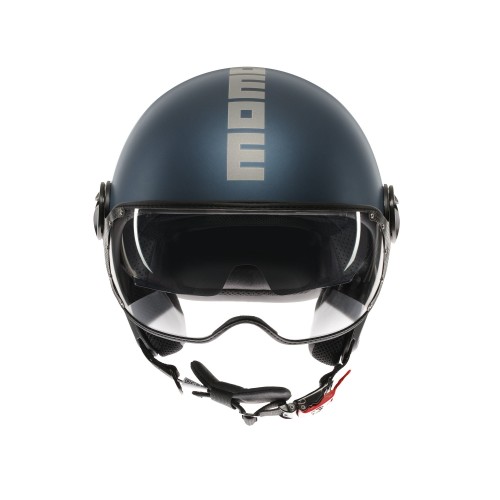 Casco MOMO Design FGTR EVO Mono Blu avio opaco / silver E2206