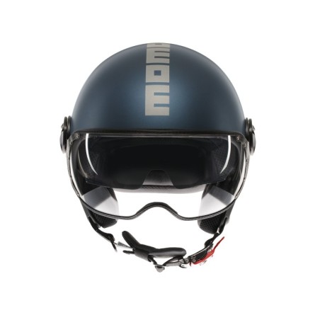 Casco MOMO Design FGTR EVO Mono Blu avio opaco / silver E2206