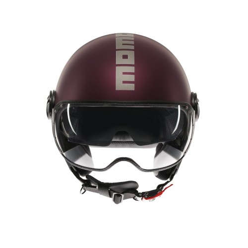 Casco MOMO Design FGTR EVO Mono Amarena opaco / silver E2206